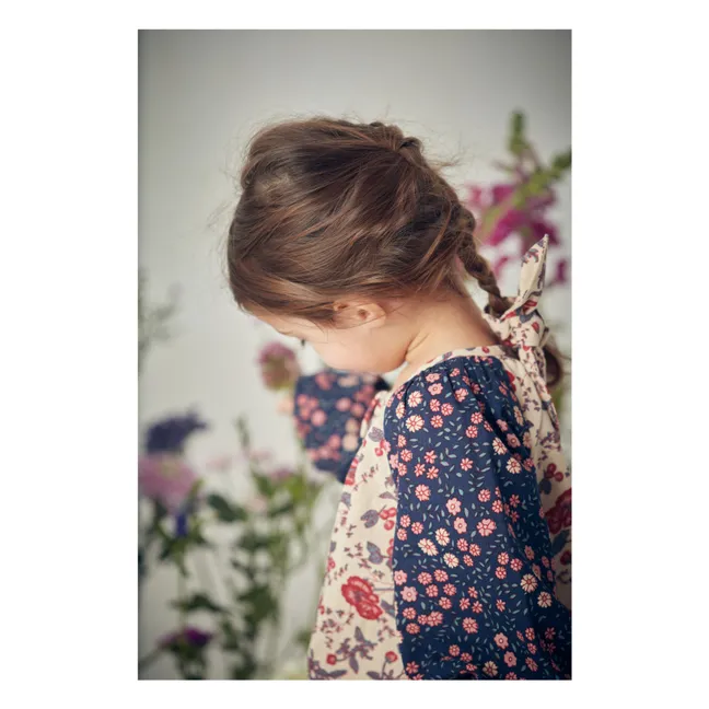 Blusa Iris Fleurie | Azul Marino