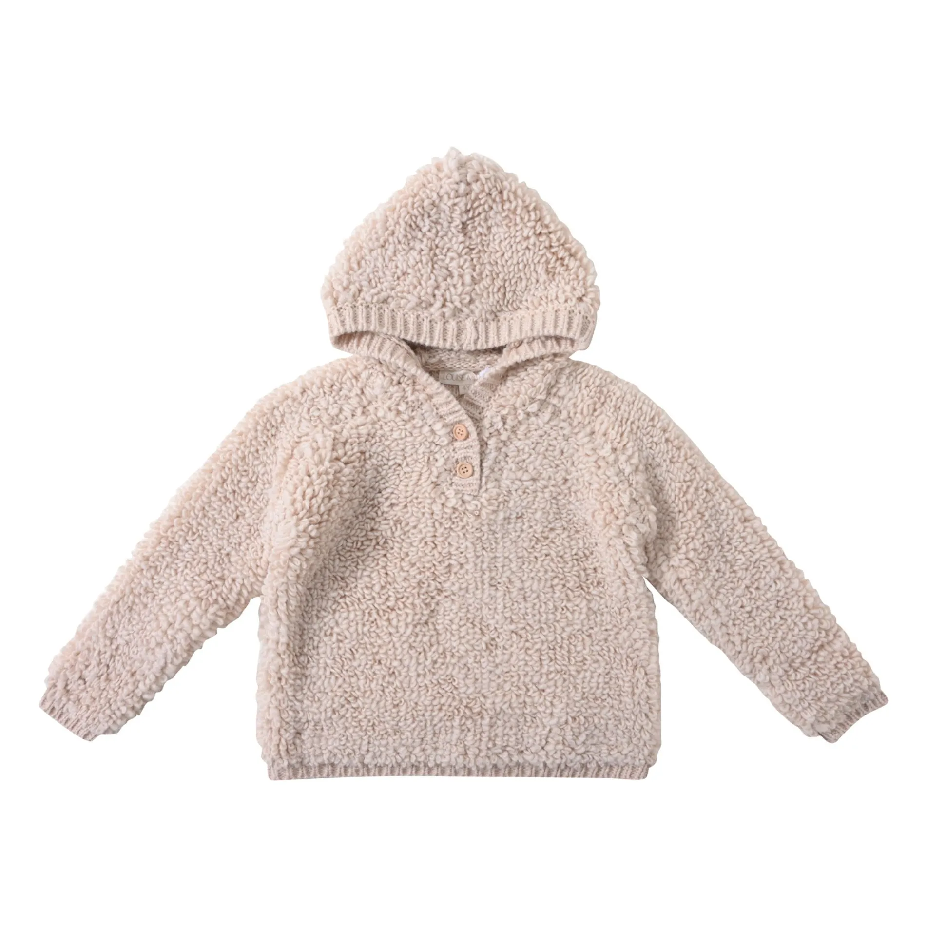 Louise Misha Ecru Duali Hooded Sweater