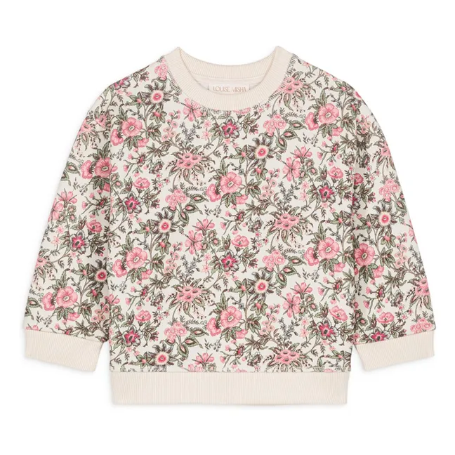 Sudadera floral Rosalia | Rosa