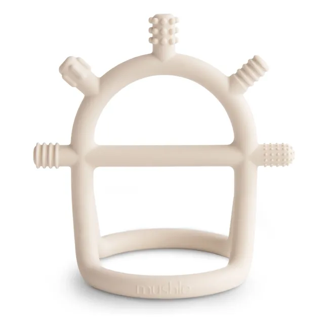 Giocattolo da dentizione in silicone | Ecru