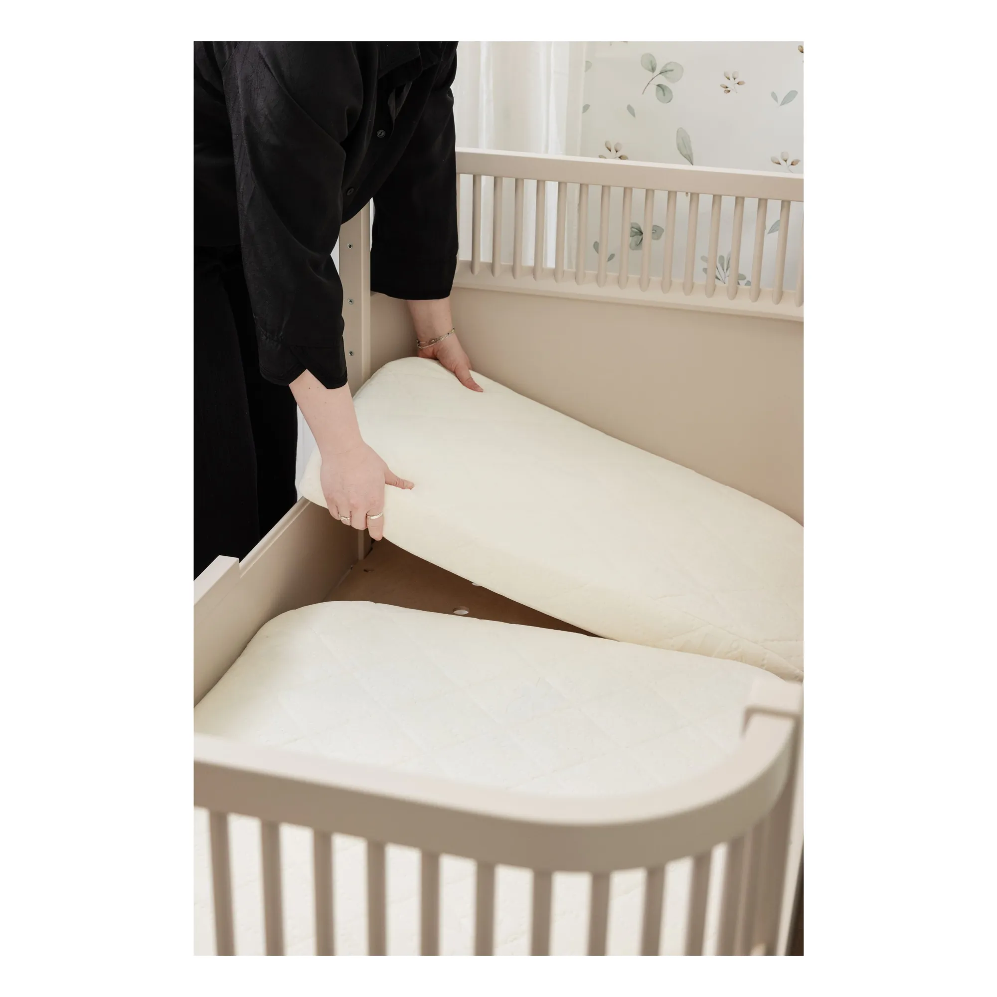 Matelas Classic II pour lit évolutif Sebra | Blanc- Image produit n°1