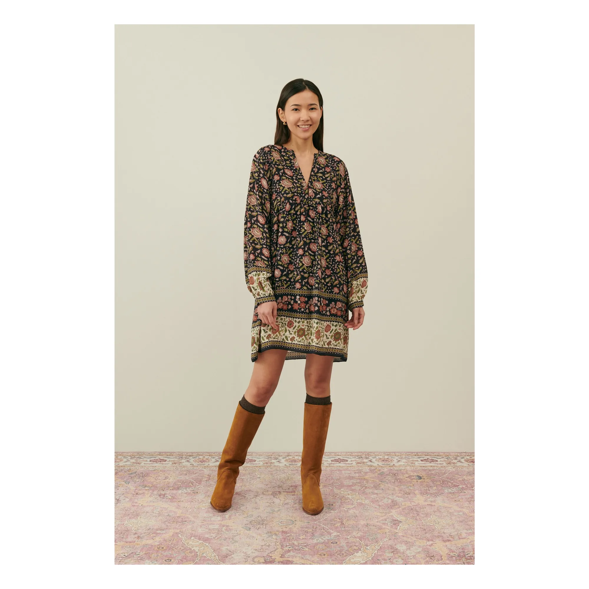 Louise Misha Women's Carbon Ottanna Dress - Collection