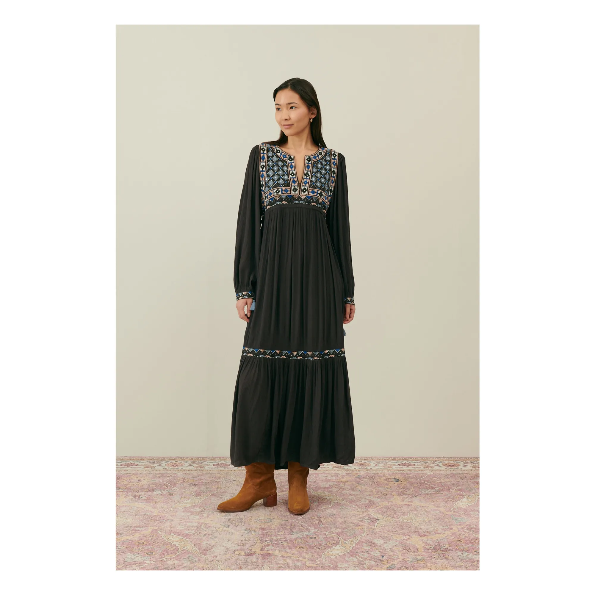 Louise Misha Women's Carbon Gabriella Dress - Collection