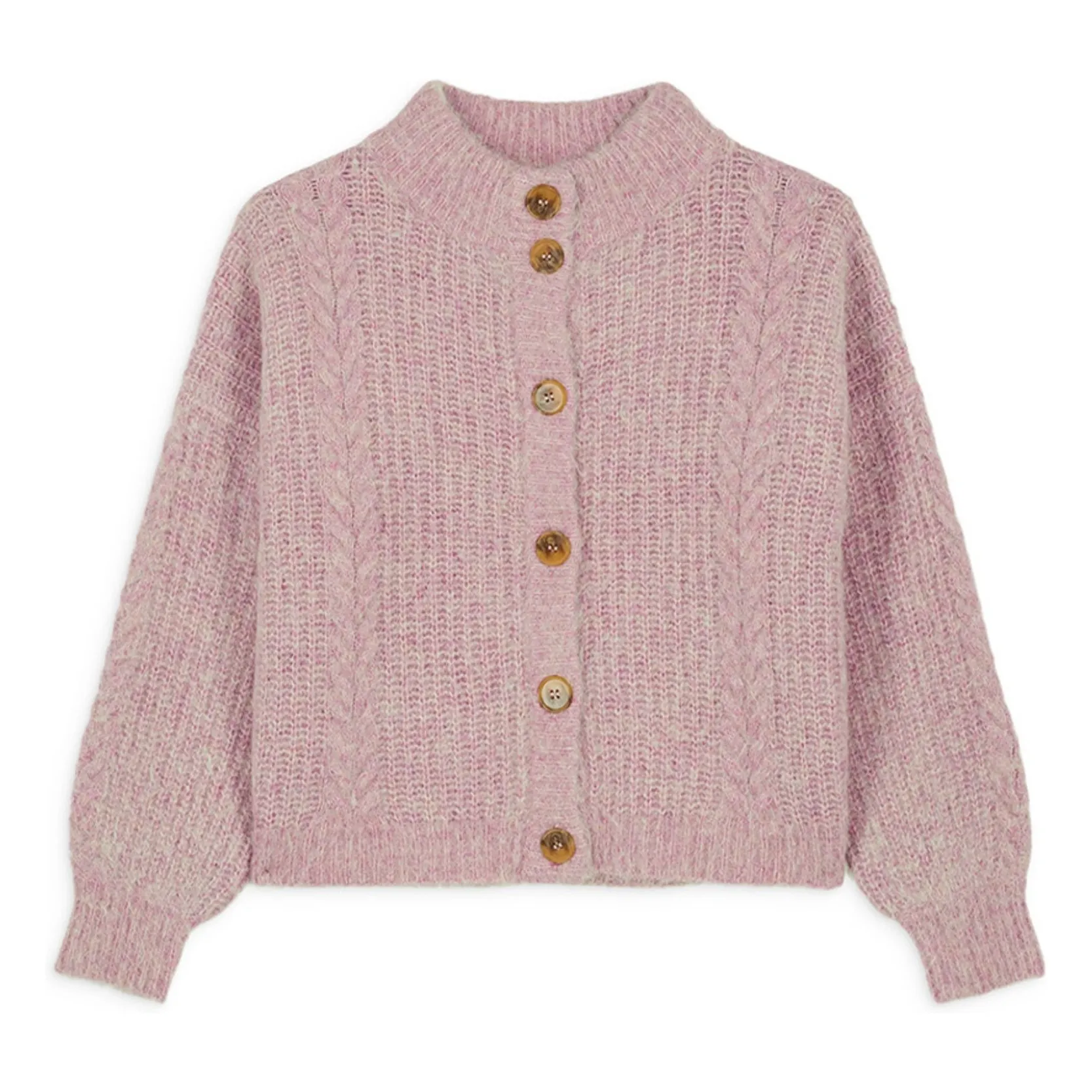Louise Misha Women's Mauve Lisandre Alpaca And Wool Cardigan - Collection