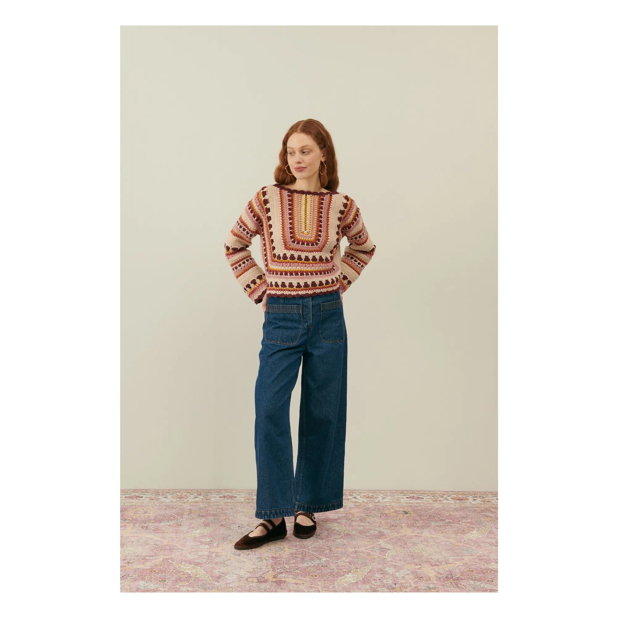 Louise Misha Women's Ecru Lorette Sweater - Collection