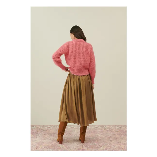 Pullover Dina Alpaka und Mohair - Damenkollektion | Rosa
