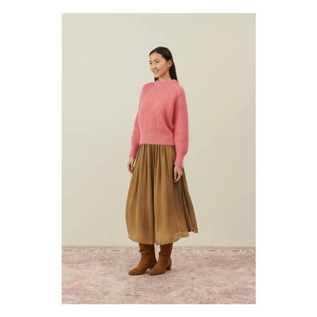 Pullover Dina Alpaka und Mohair - Damenkollektion | Rosa