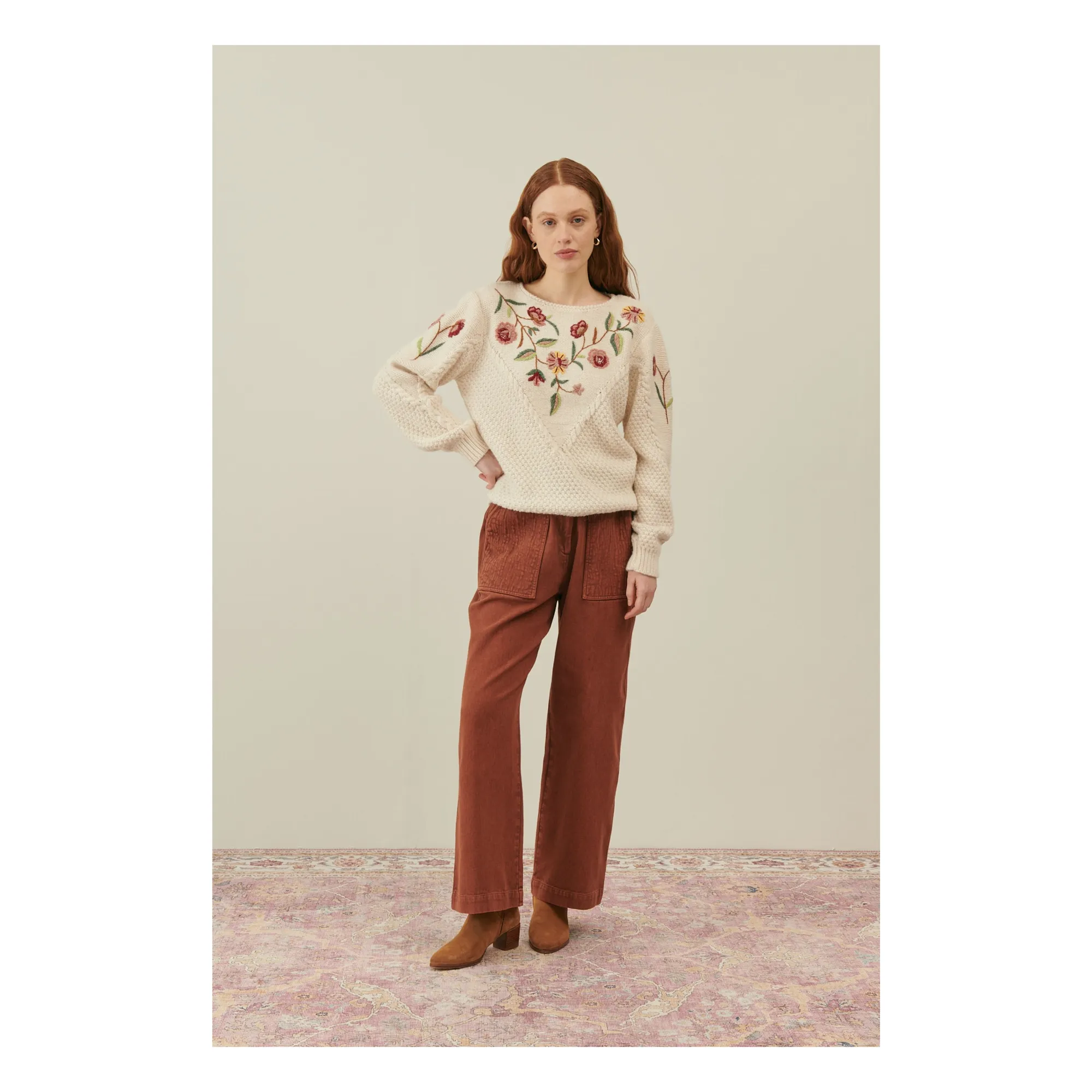 Louise Misha Women's Cream Acai Sweater - Collection