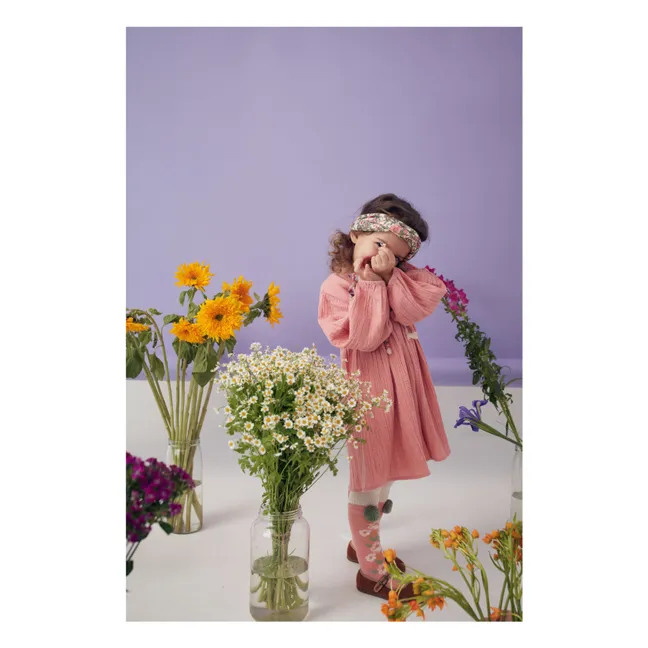 Issena Cotton gauze dress | Pink