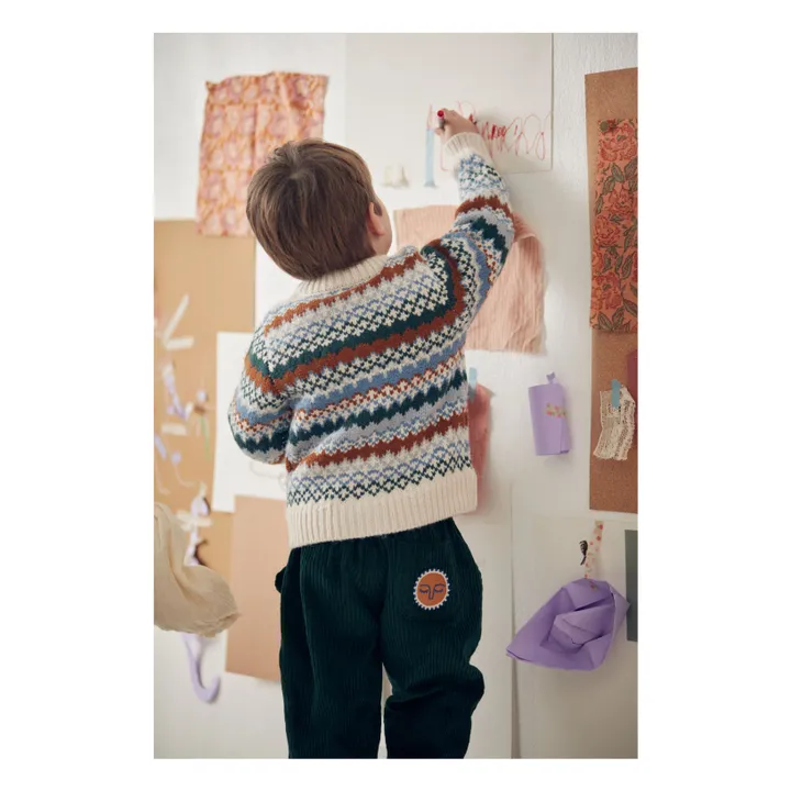 Chaqueta Arib Jacquard | Azul- Imagen del producto n°2