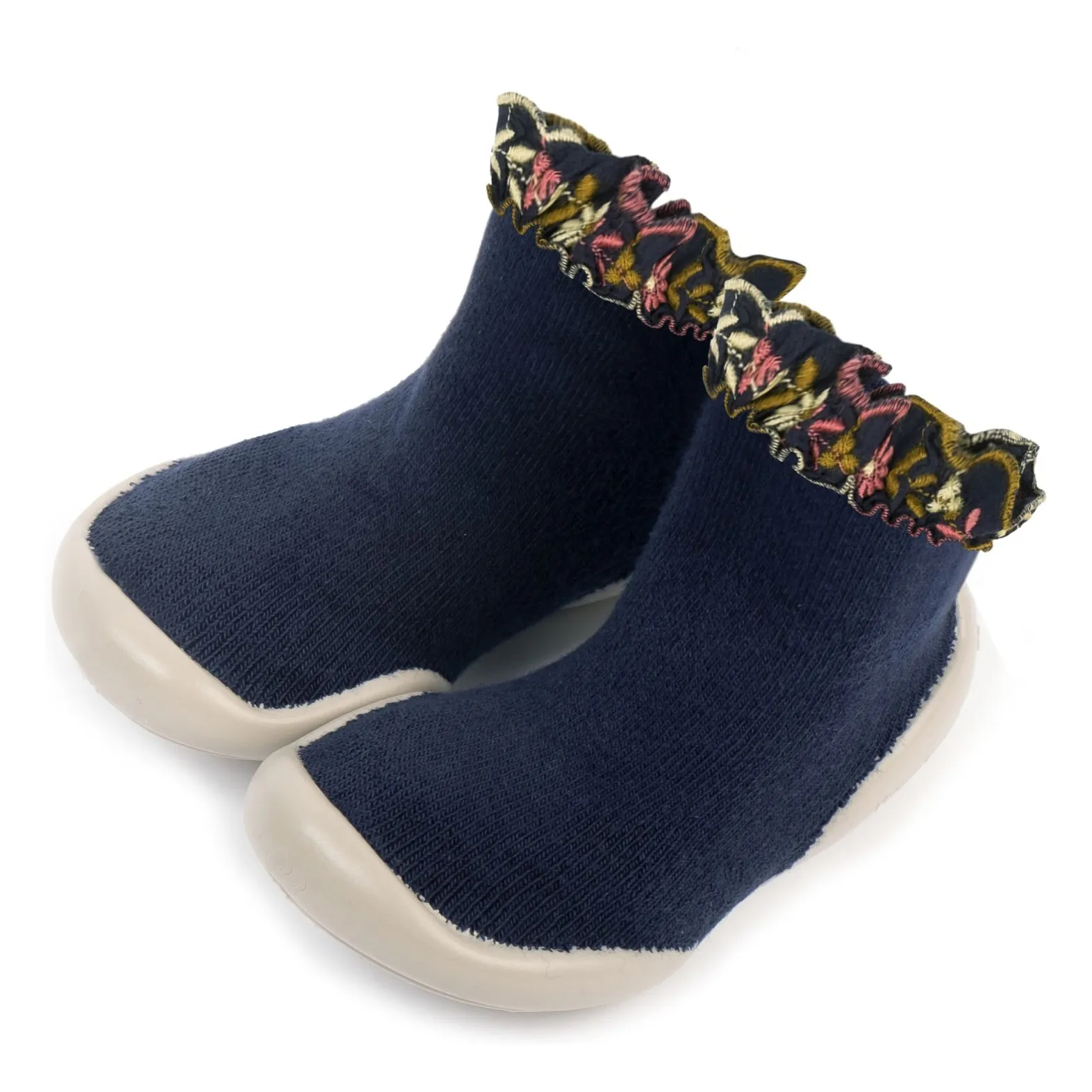 Chaussons Marguerite  | Bleu marine- Image produit n°0