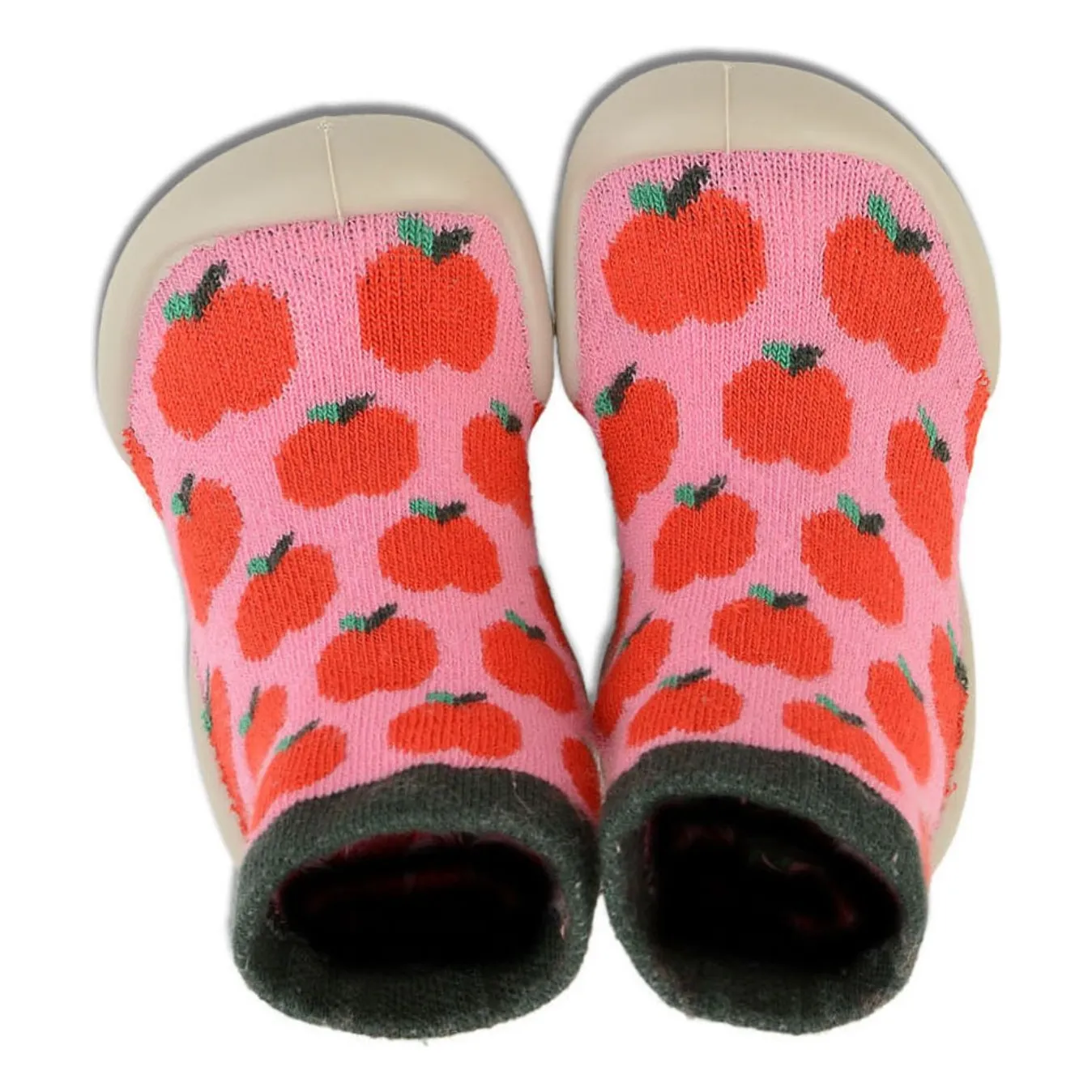 Collégien Pink Kind Farm Apple Slippers