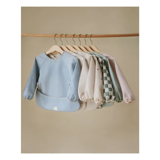 Rainbows bib with sleeves | Beige