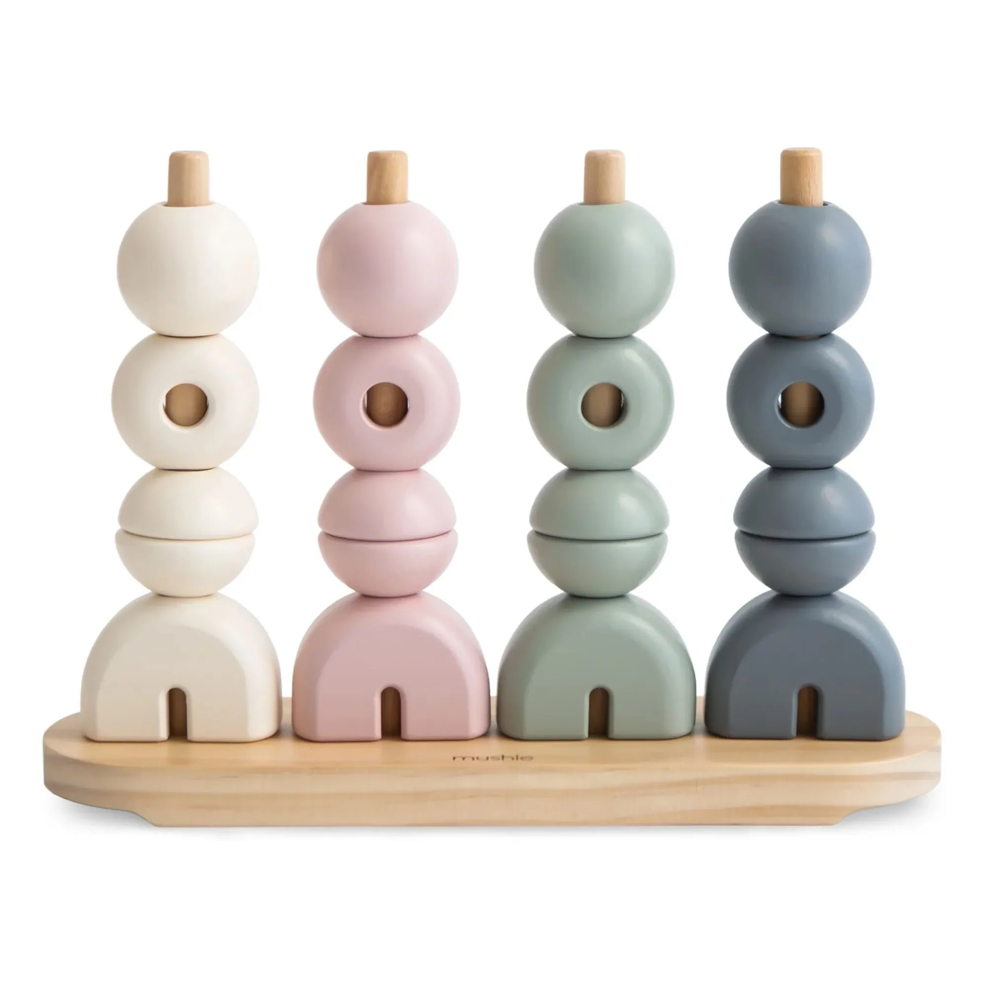 Mushie - Jouet de formes à empiler (Mushie) - Image 1