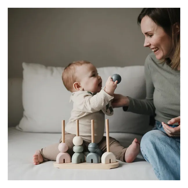 Jouet de formes à empiler | Bleu