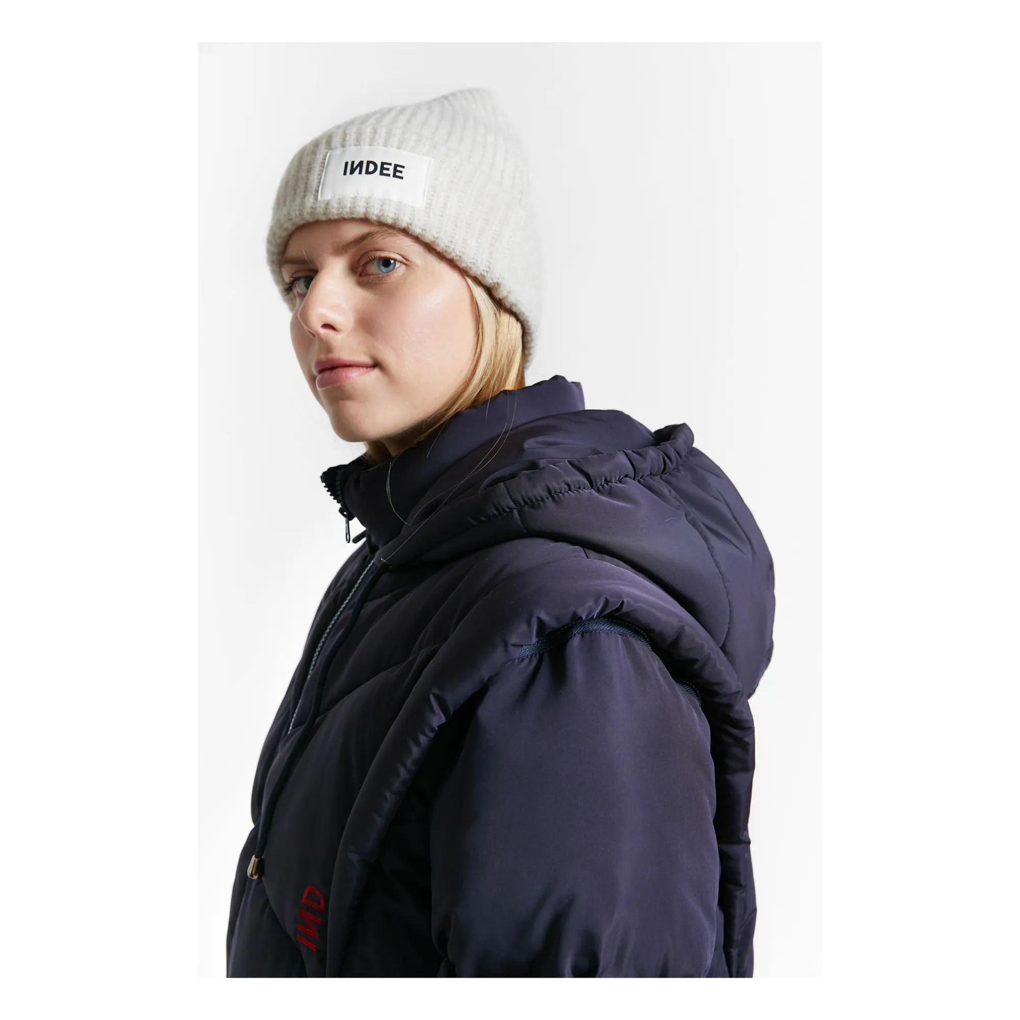 Indee Ecru Round Hat