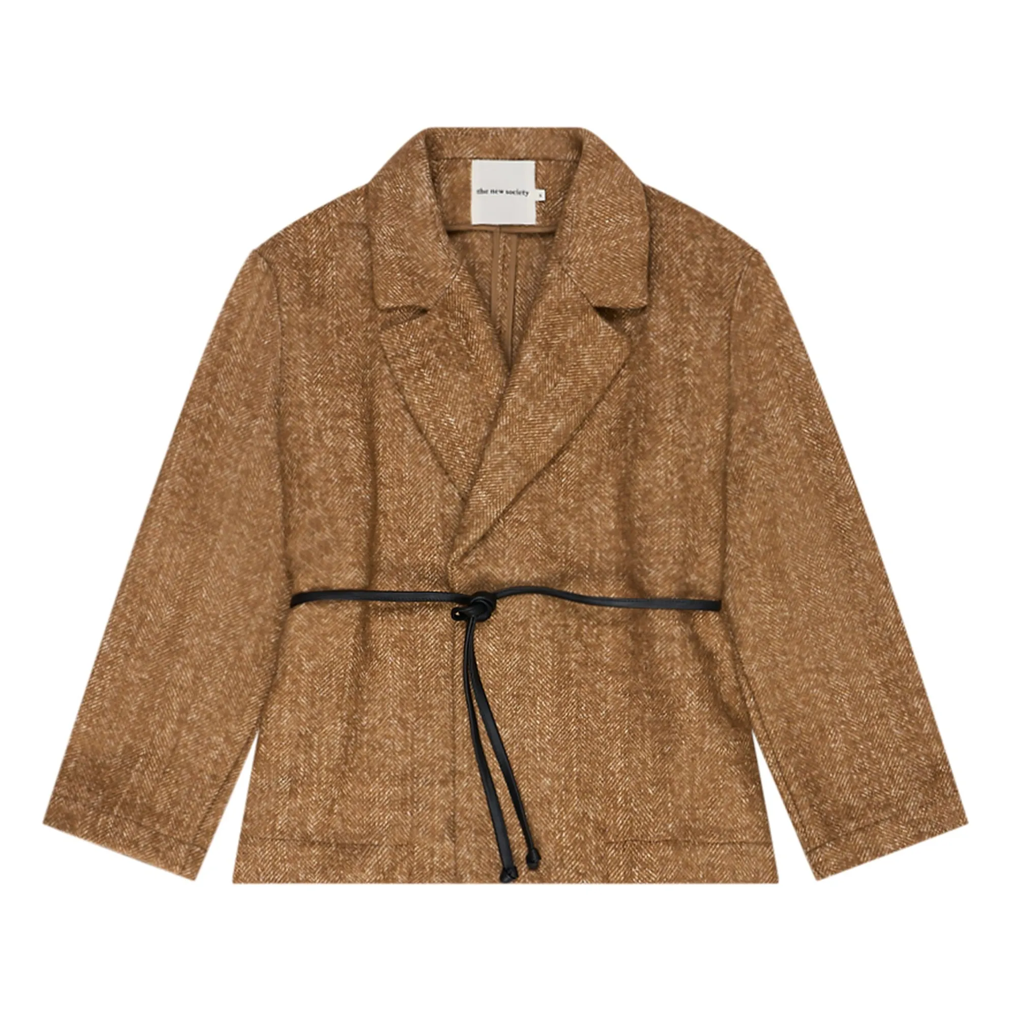 The New Society Women's Camel Jupiter Suede Blazer - Collection