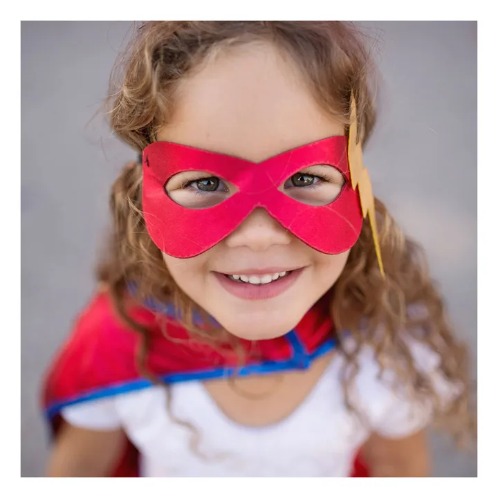 D.Q.Z Super 'Super Sis' Cape & Mask Costume Set With Tutu - Big Sister Role Play Gift For Girls - View #8