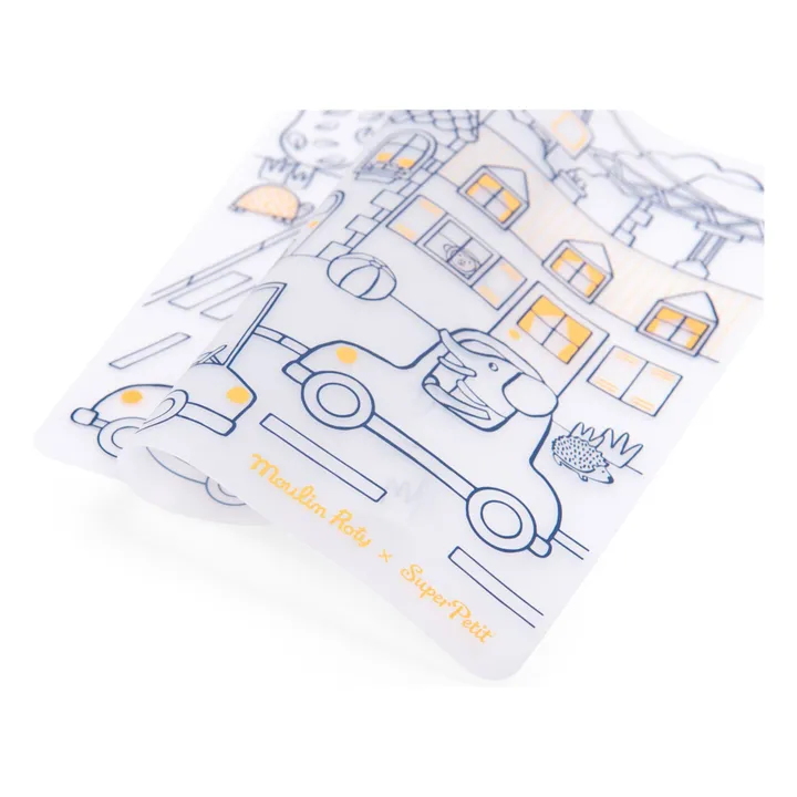 Set en silicone à colorier + 5 feutres Les Popipop- Image produit n°3