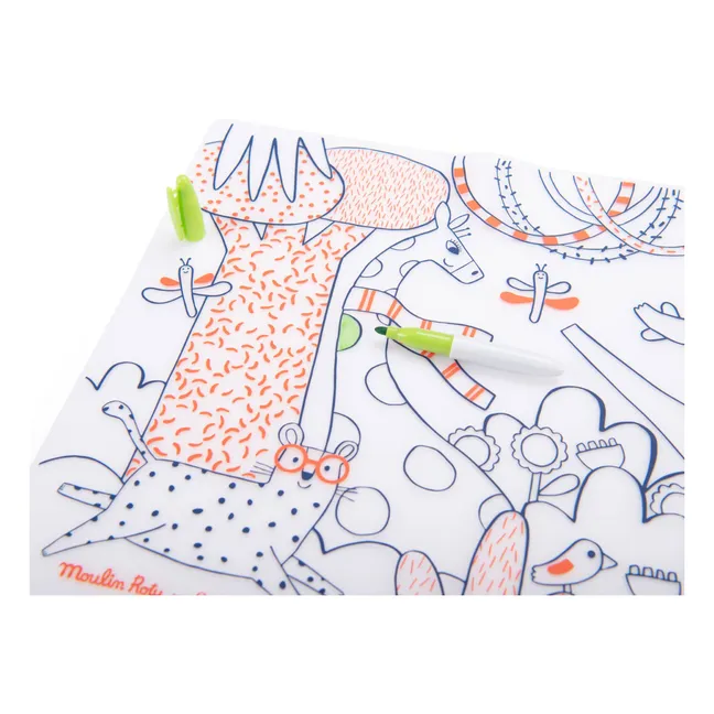 Set de silicona para colorear + 5 rotuladores