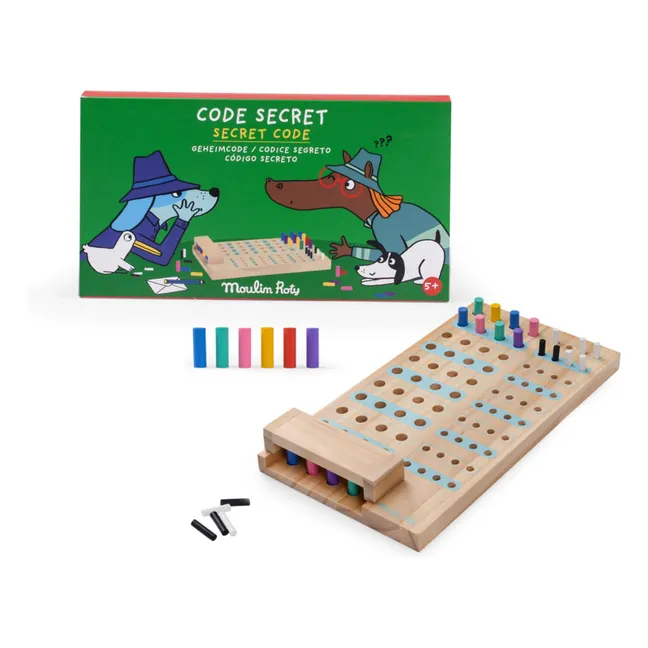 Juego de código secreto de madera