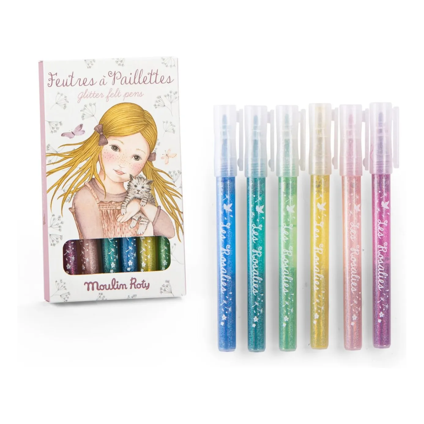 Moulin Roty Multicoloured Les Rosalies Glitter Felts