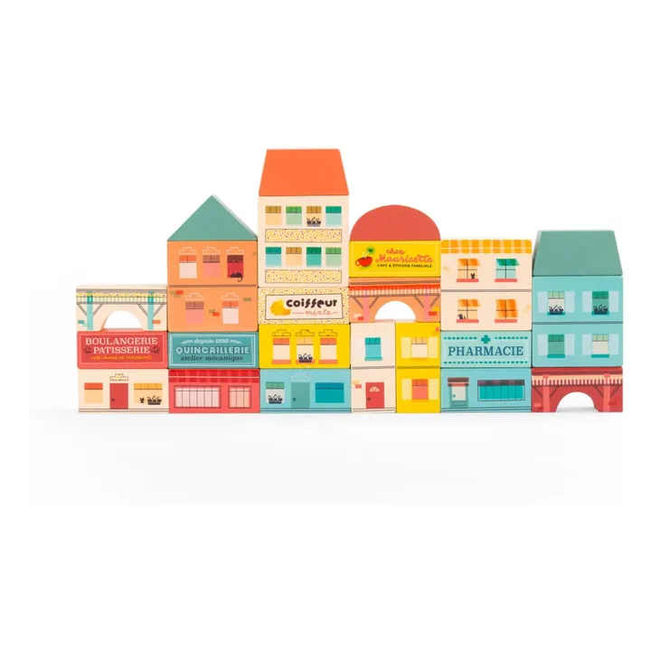 Moulin Roty Village building blocks Avenue du Moulin Smallable