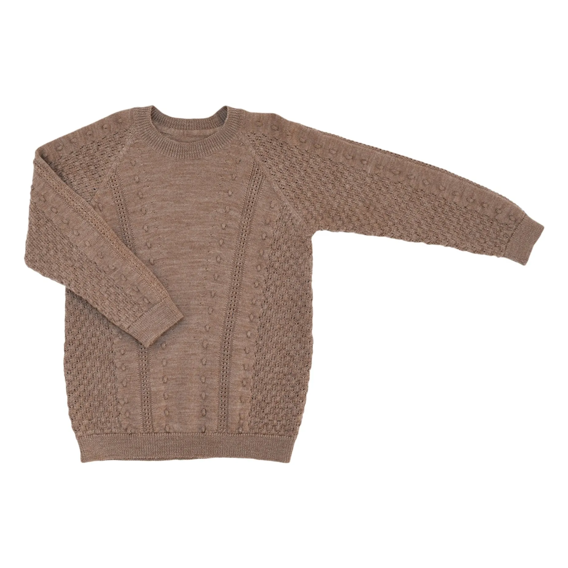 Lililotte Heather Beige Malo Wool Sweater