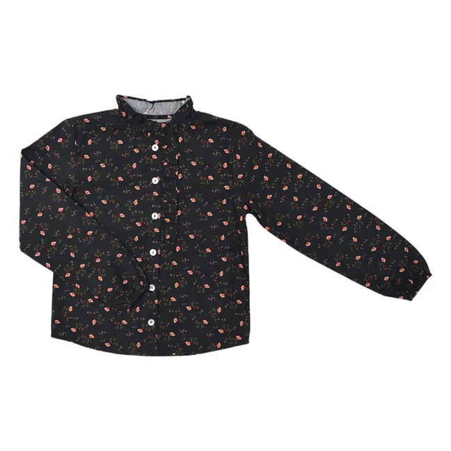 Blusa Anaïs Fleurie | Gris Antracita