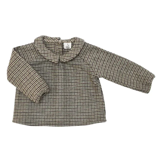 Blusa Octave Houndstooth | Verde