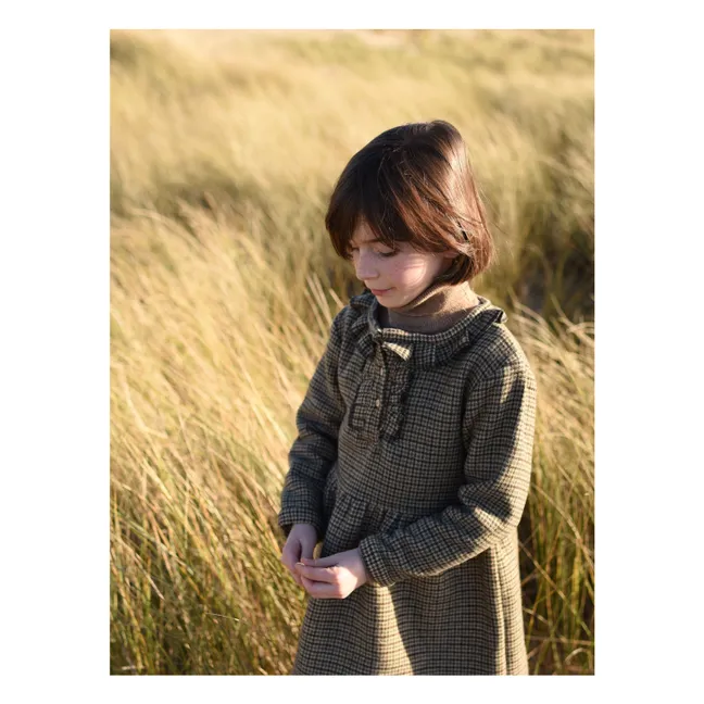 Abito Lise Pied-de-Poule | Verde