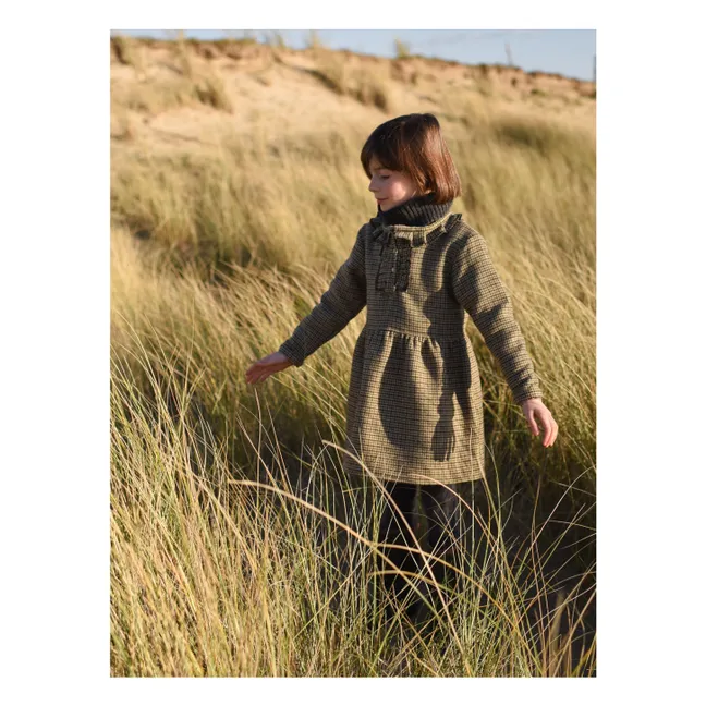Abito Lise Pied-de-Poule | Verde