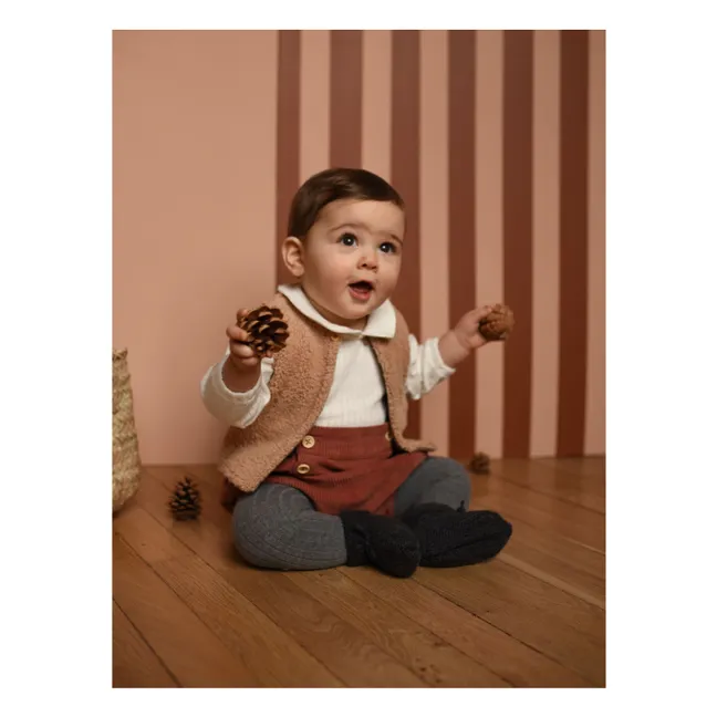 Gilet Sans Manches Agathe Laine | Beige