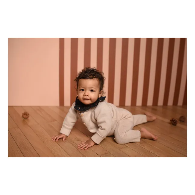 Cárdigan victoriano de lana | Rosa