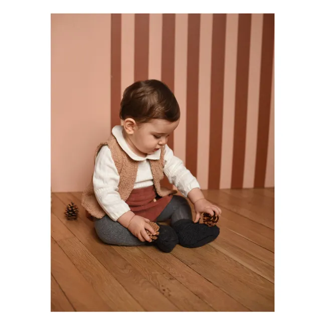 Gilet Sans Manches Agathe Laine | Beige