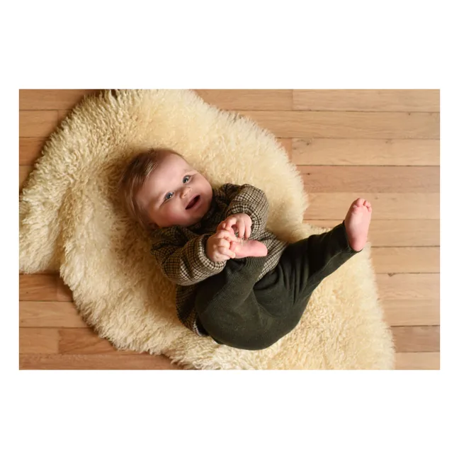 Camicetta Octave in pied-de-poule | Verde