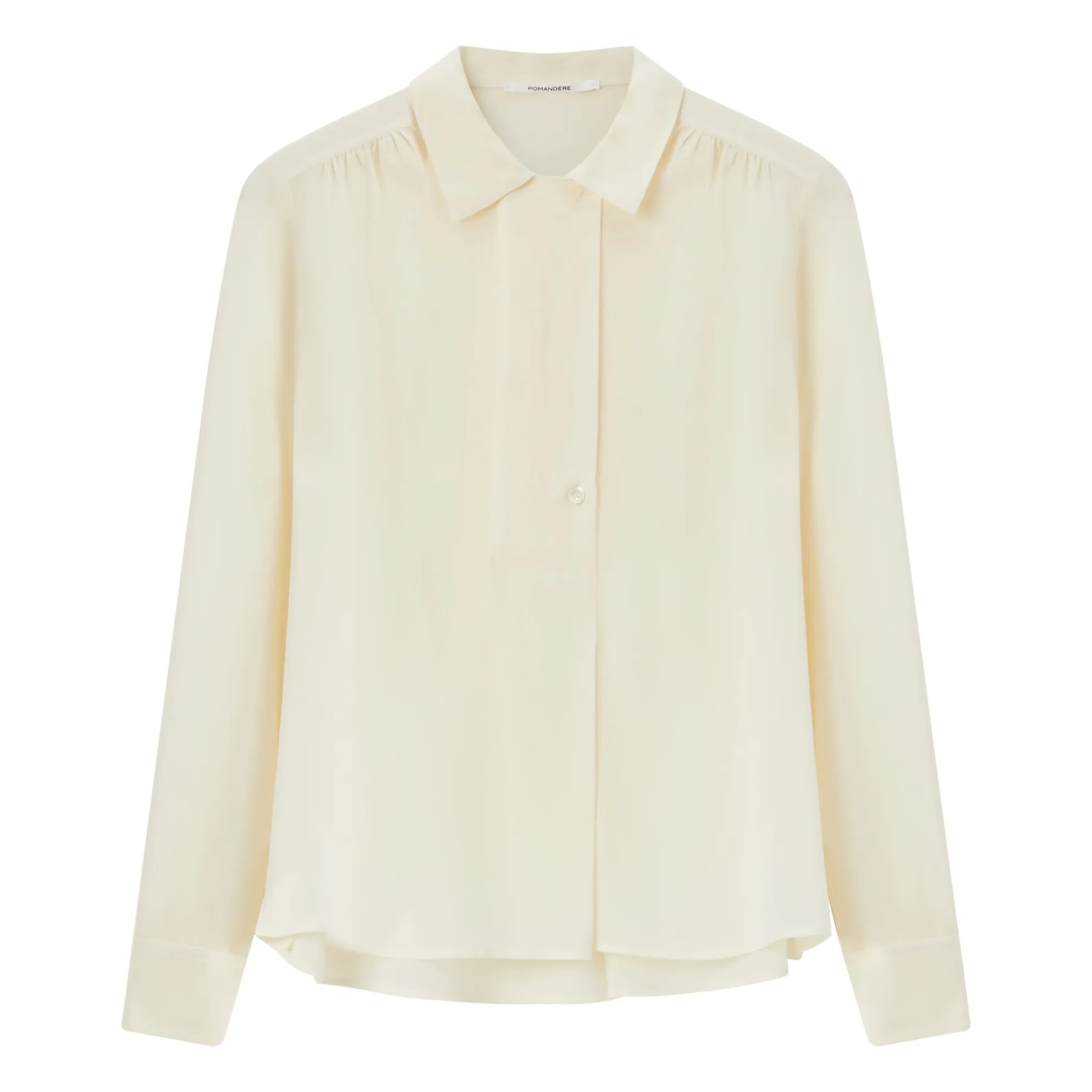 Pomandère Ecru Silk Blouse