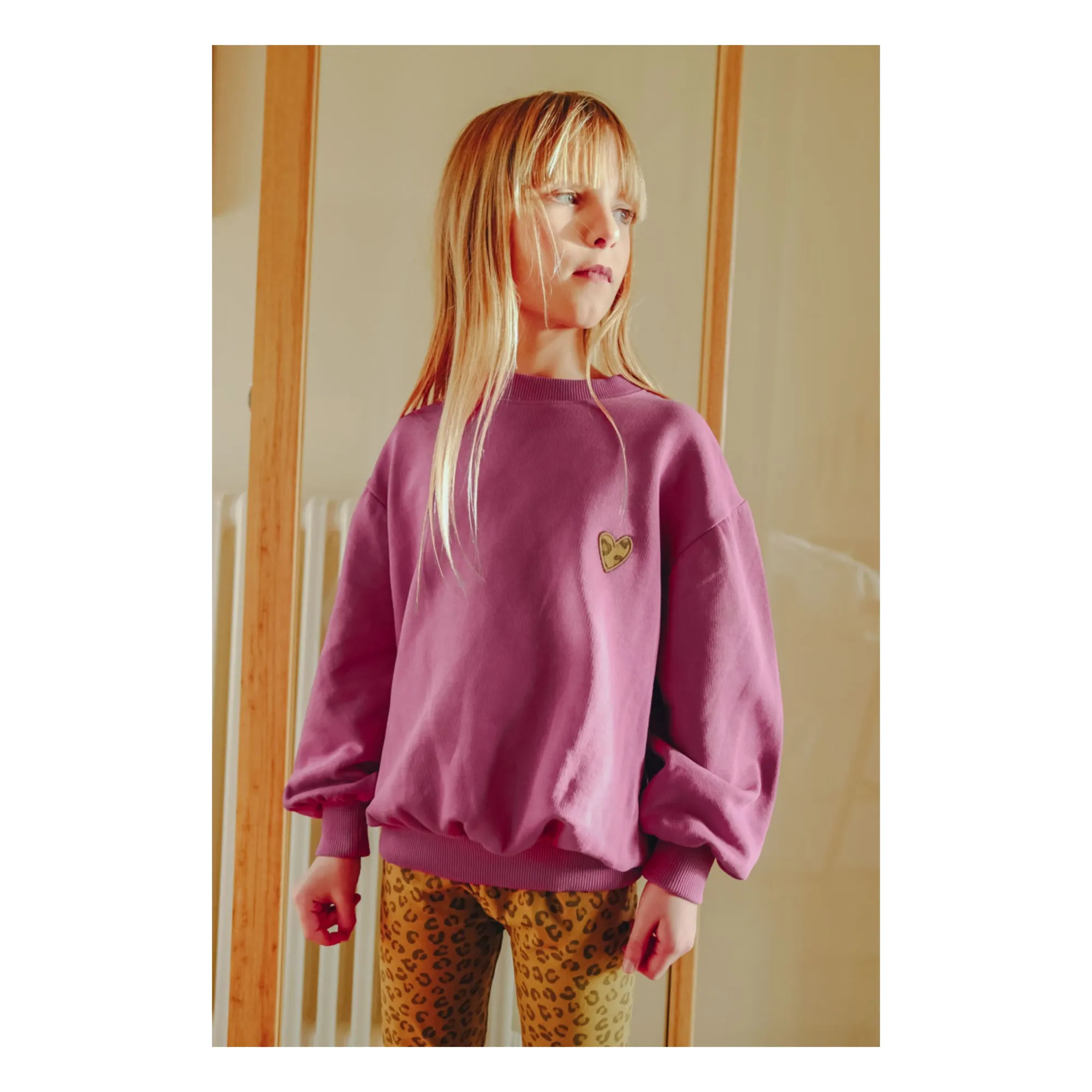 Marlot Paris Pink Bonnie Molleton Sweatshirt