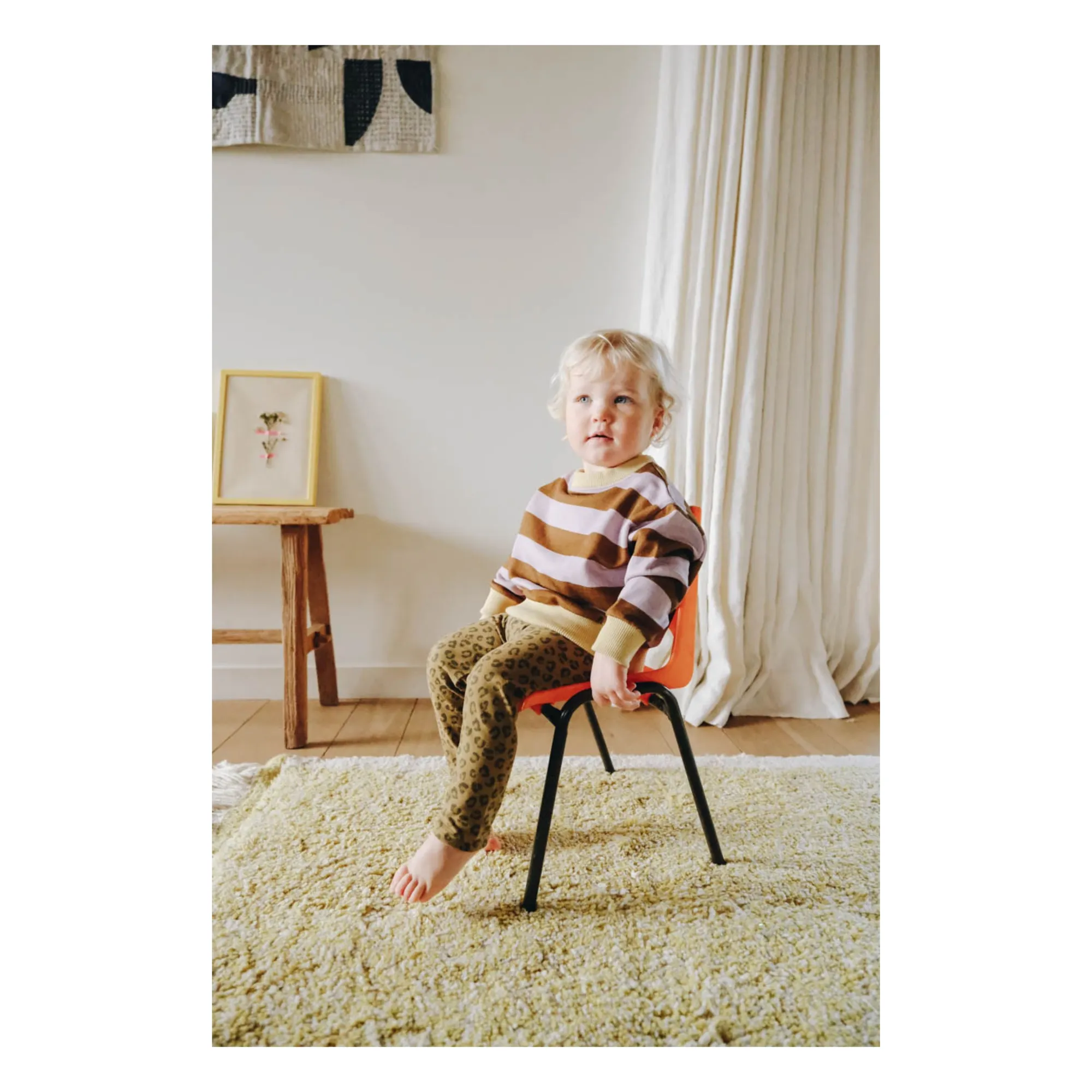 Marlot Paris Amber Striped Poppy Sweat