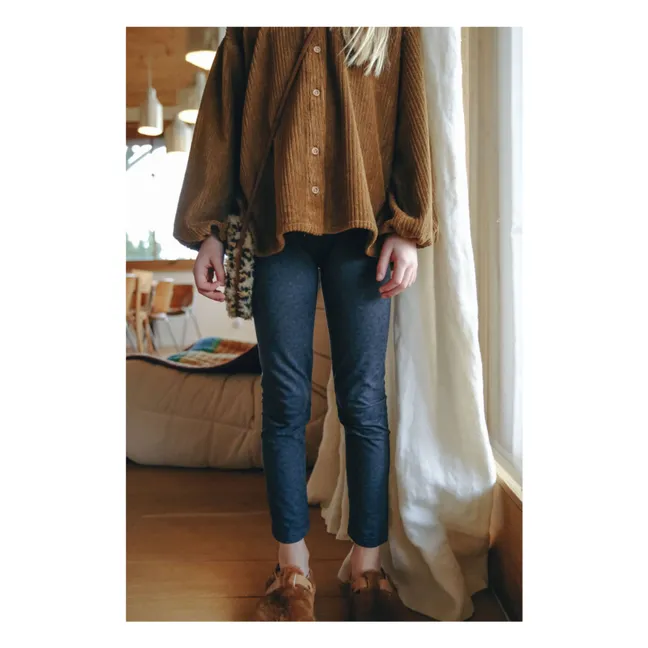 Mikky Leopard Legging | Indigo