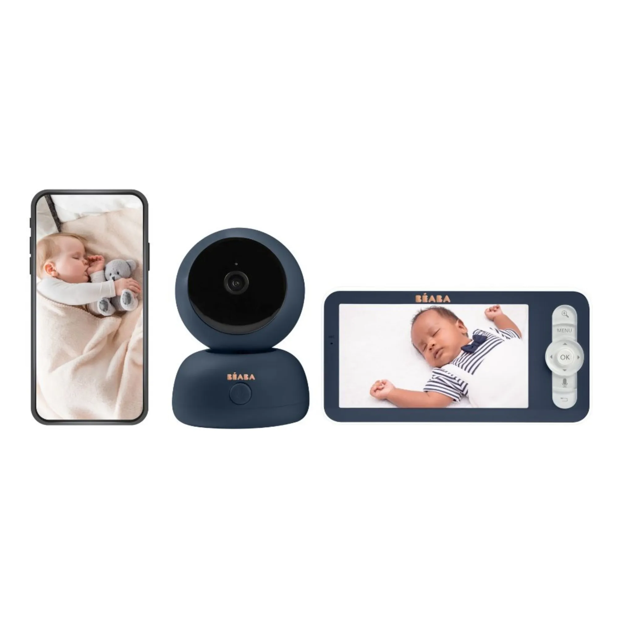 Ecoute bébé vidéo Zen Premium | Bleu nuit- Image produit n°0