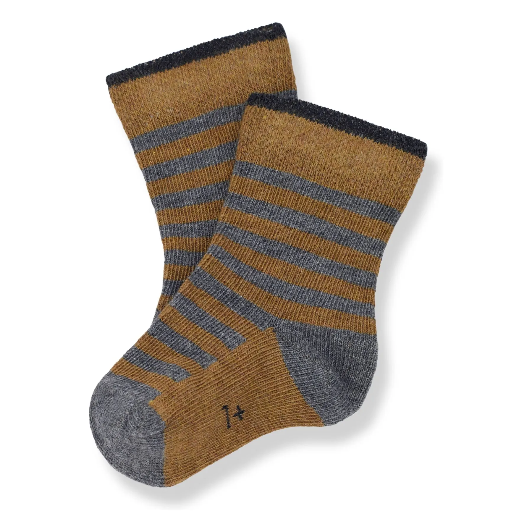 1+ In The Family Ochre Dalmau Striped Socks