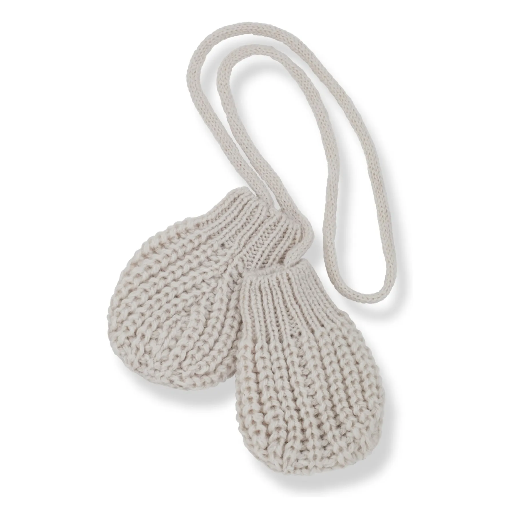 1+ In The Family Ecru Half Wool Merino Mittens