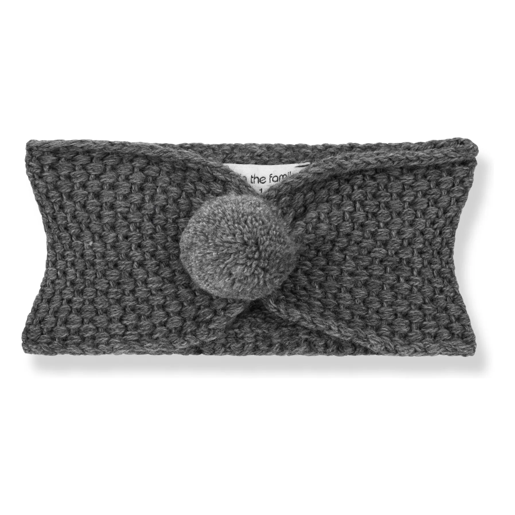 1+ In The Family Grey Ona Pompon Headband