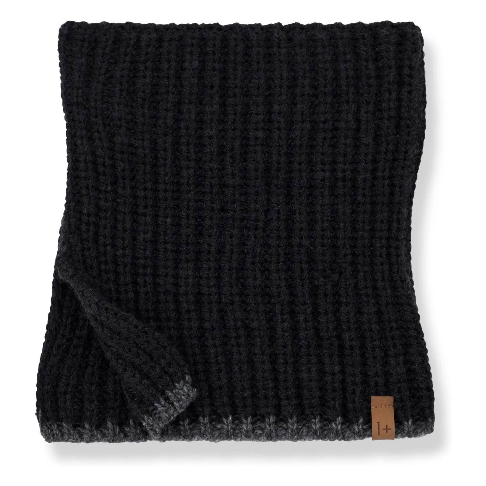 1+ In The Family Carbon Liam Merino Wool Snood