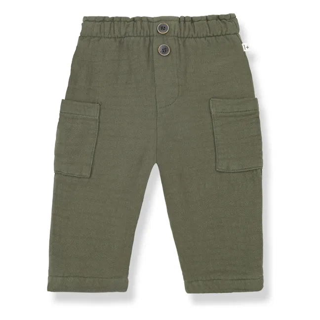Pantalones Pol Bolsillos | Verde Kaki