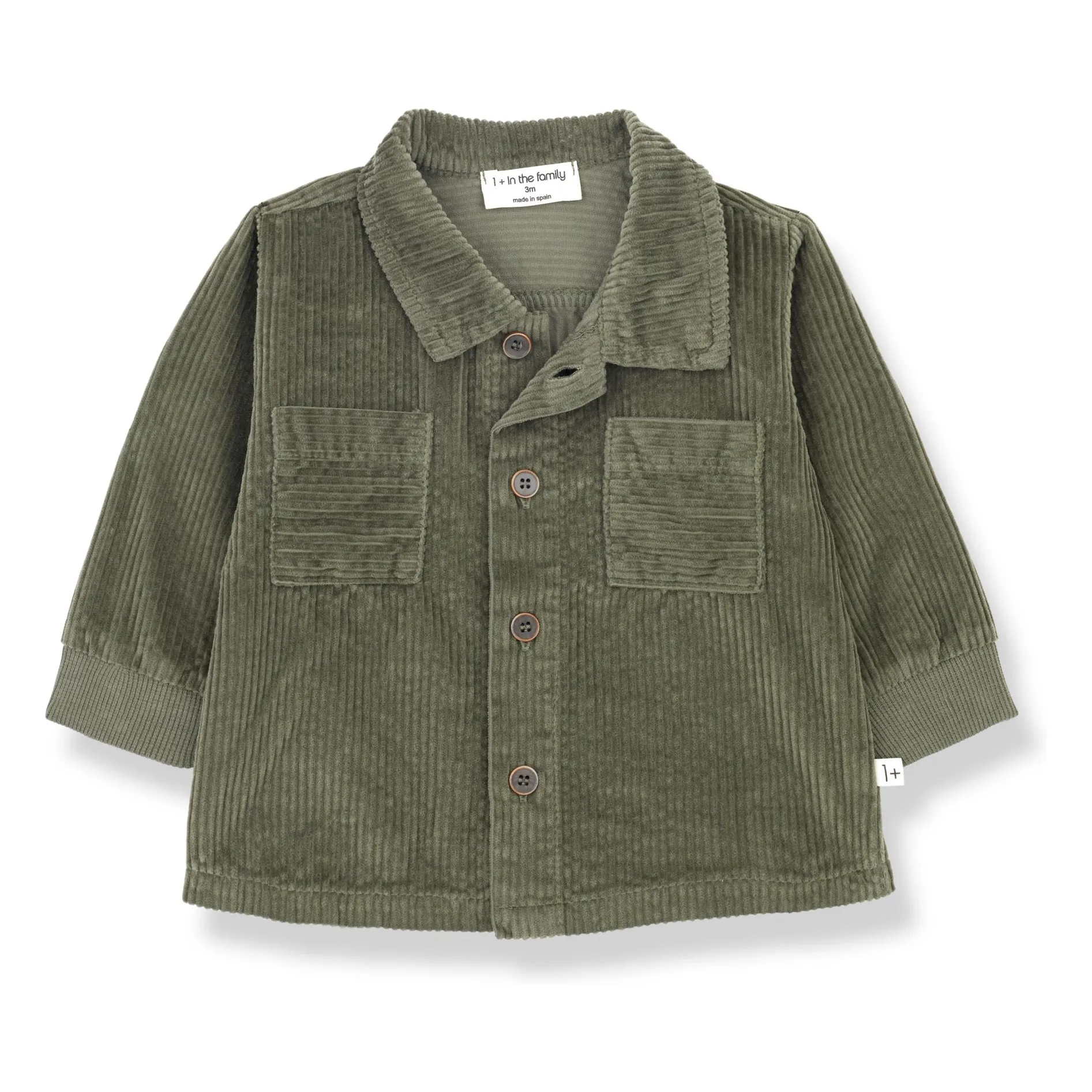 1+ In The Family Khaki Pelai Corduroy Shirt