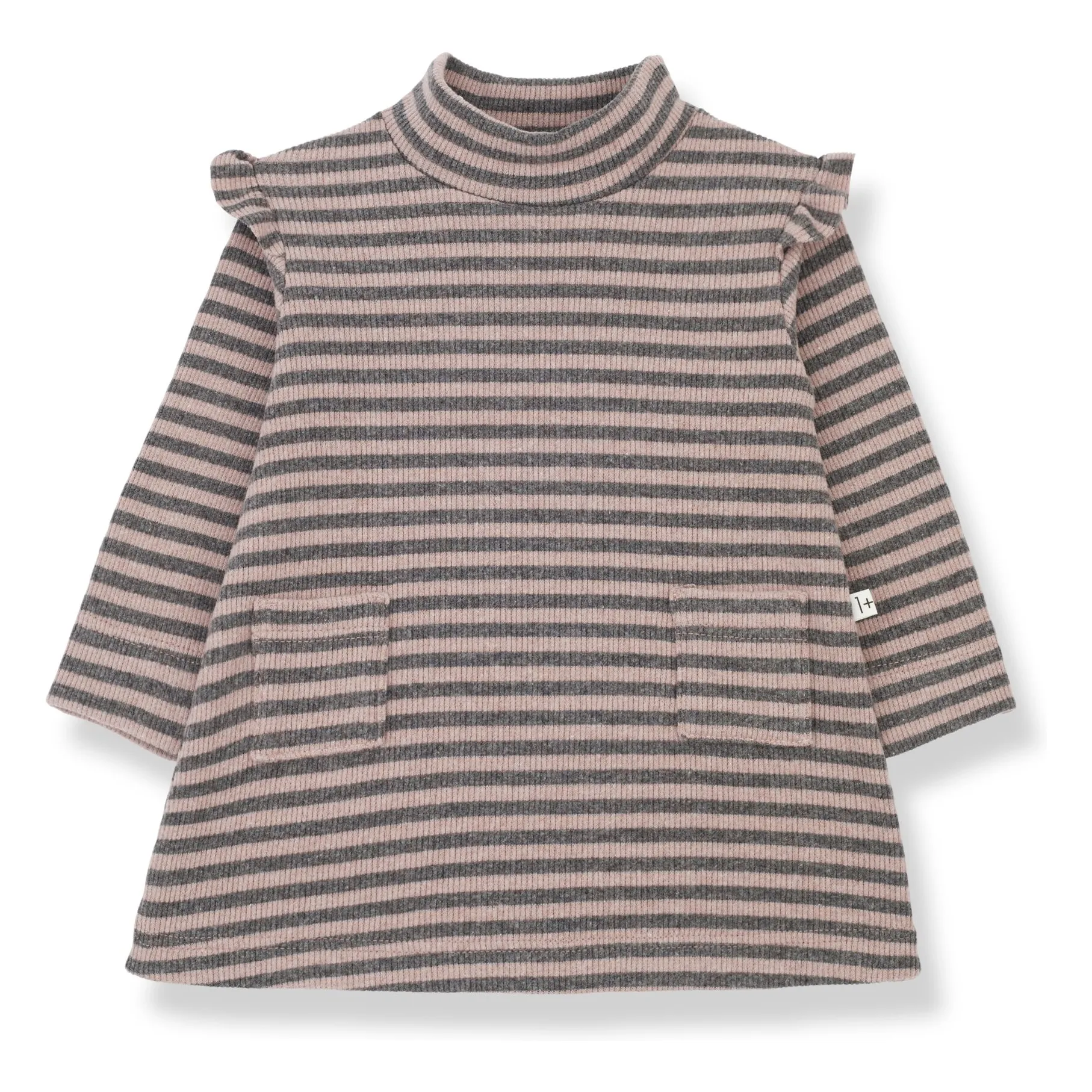 1+ In The Family Pink Vinyet Jersey Dress