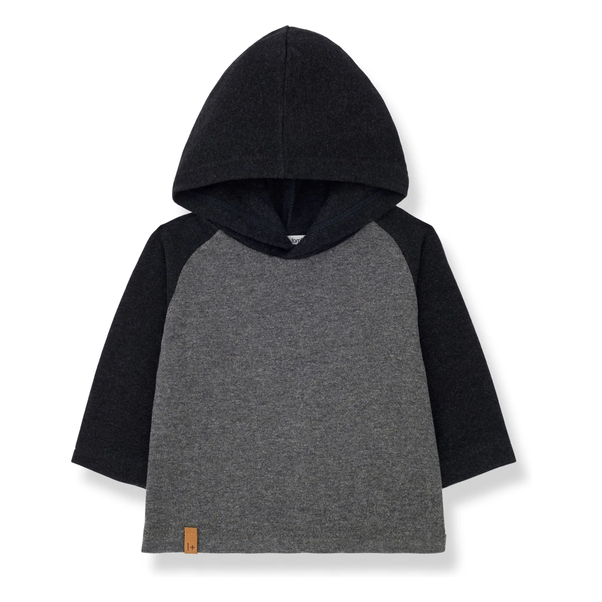 1+ In The Family Grey Damia Hooded T-Shirt
