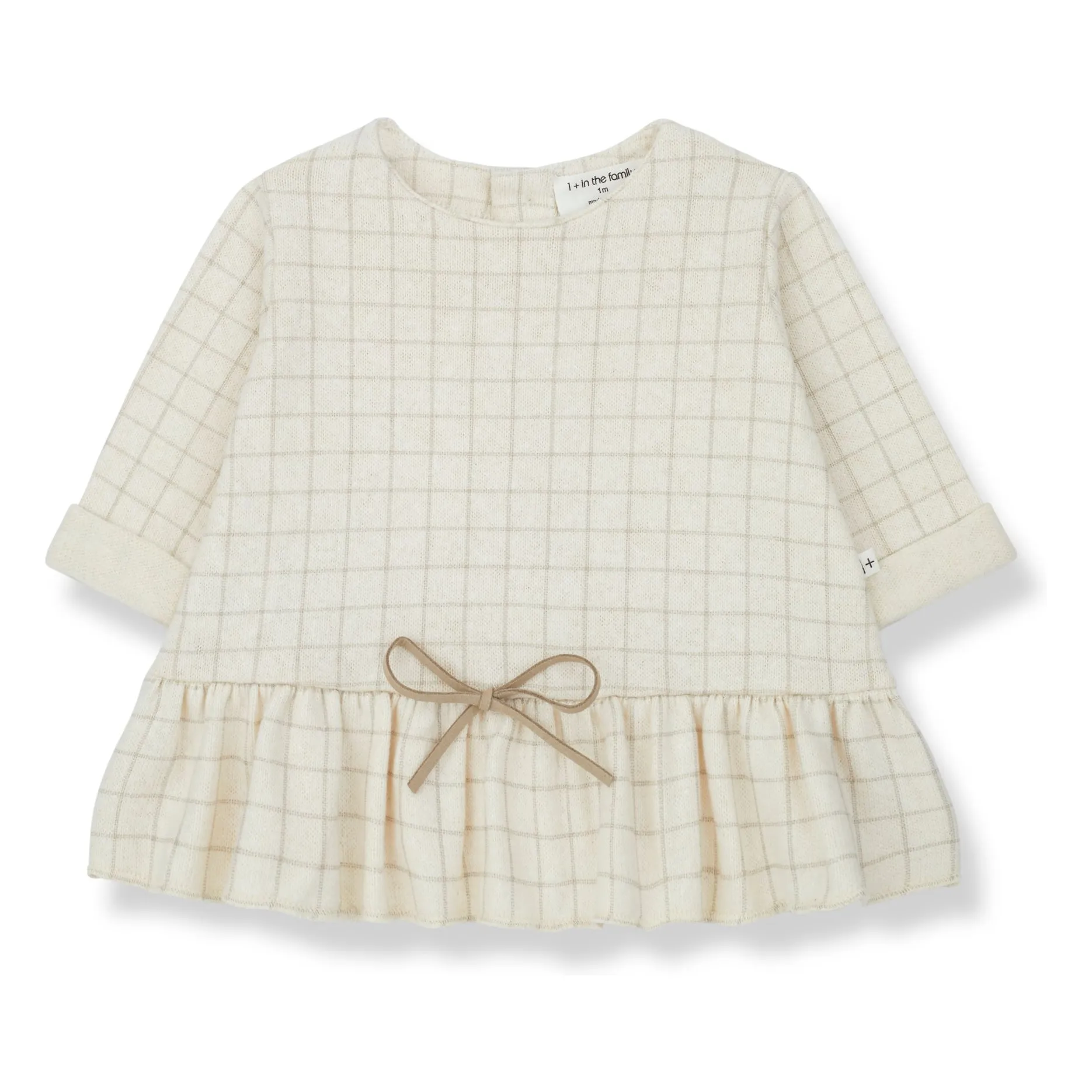 1+ In The Family Ecru Cecilia Polar Dress